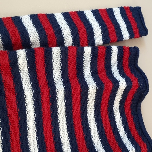 Small Joe Boxer Red White And Blue Striped Sweater 4th Of July Patriotic - Picture 6 of 13